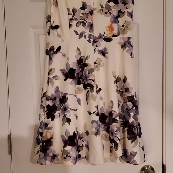 White House Black Market multi color A line dress - Picture 2 of 3